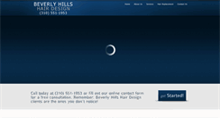 Desktop Screenshot of beverlyhillshairdesignca.com